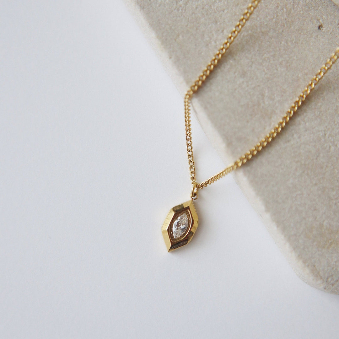 Marlow Marquise Necklace - Hello Beautiful Boutique