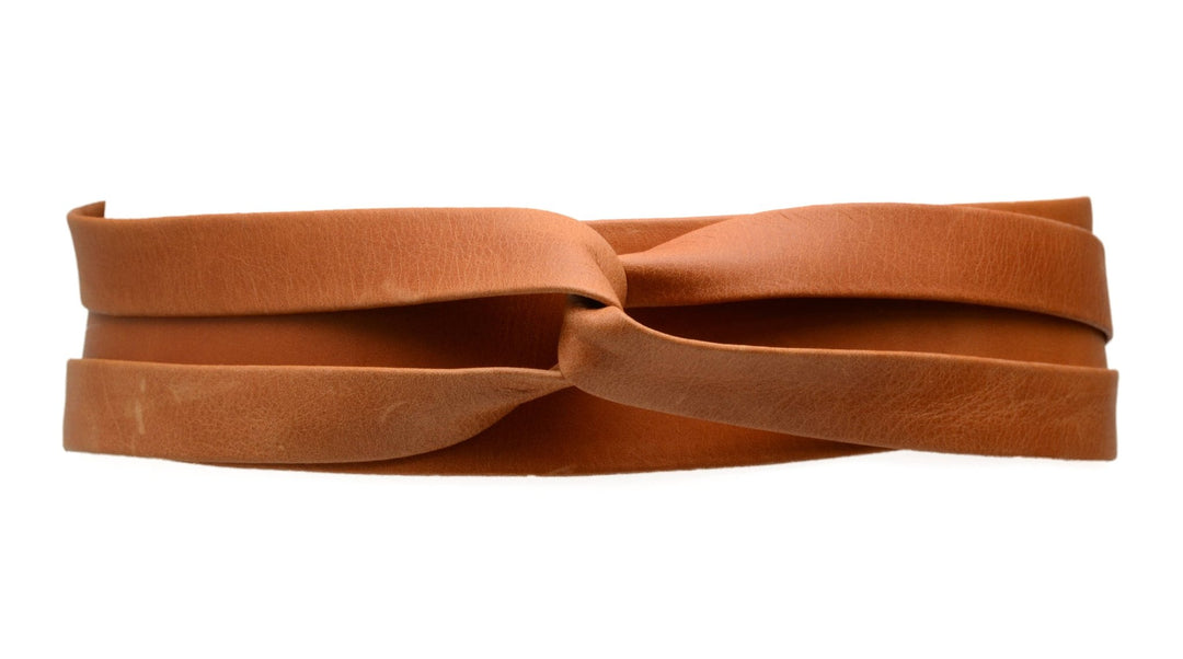 Midi Wrap Belt - Cognac - Hello Beautiful Boutique