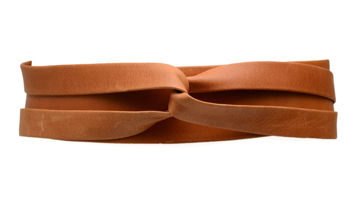 Midi Wrap Belt - Cognac - Hello Beautiful Boutique