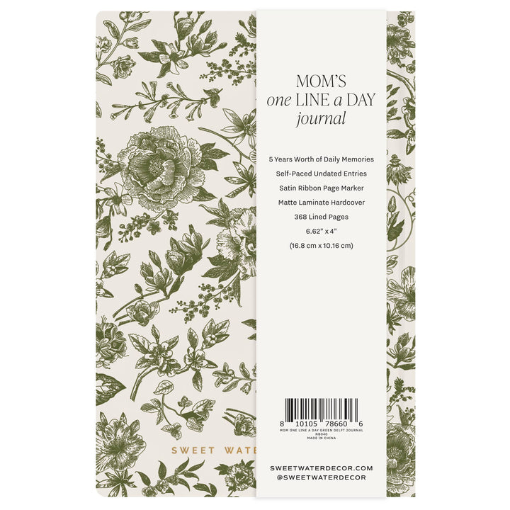 Mom's One Line A Day Leather Journal - Hello Beautiful Boutique