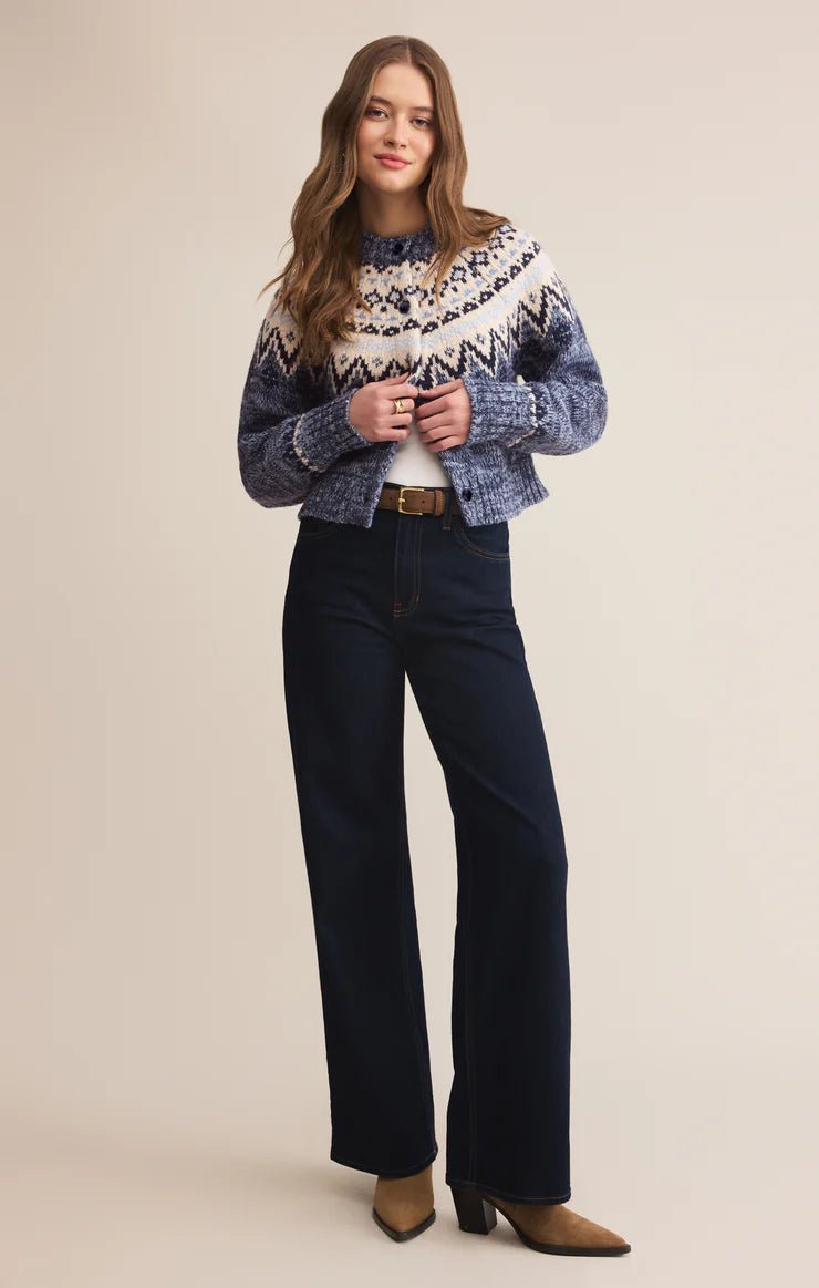 North Sea Fair Isle Cardigan - Hello Beautiful Boutique