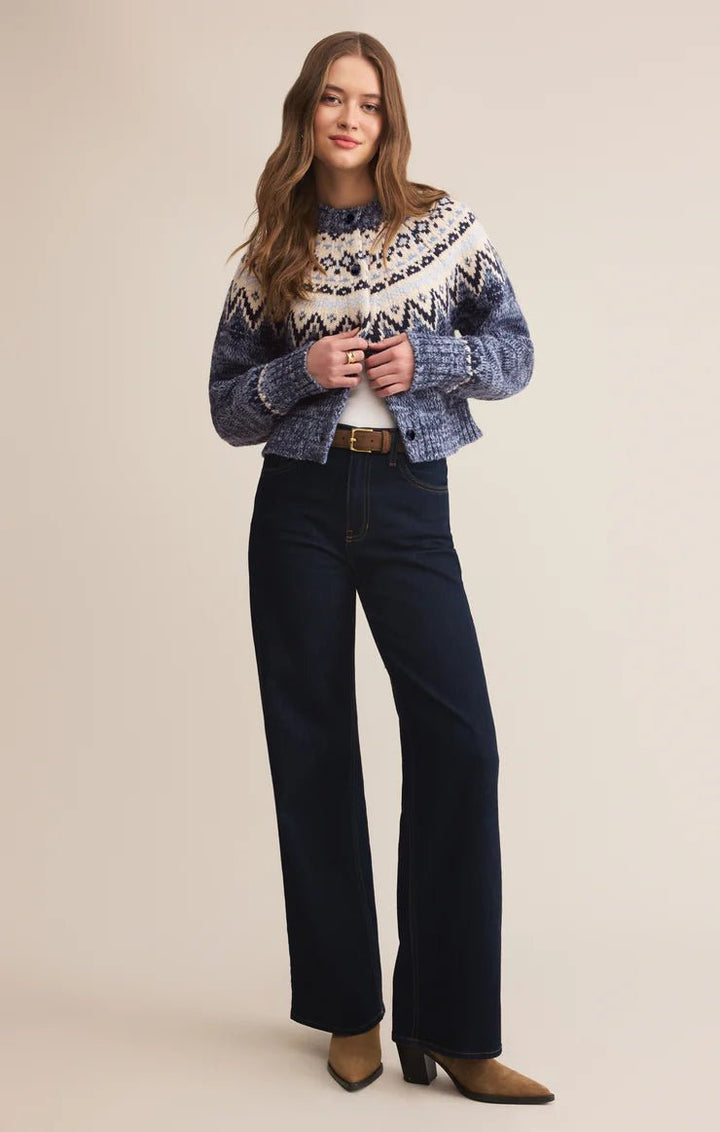 North Sea Fair Isle Cardigan - Hello Beautiful Boutique