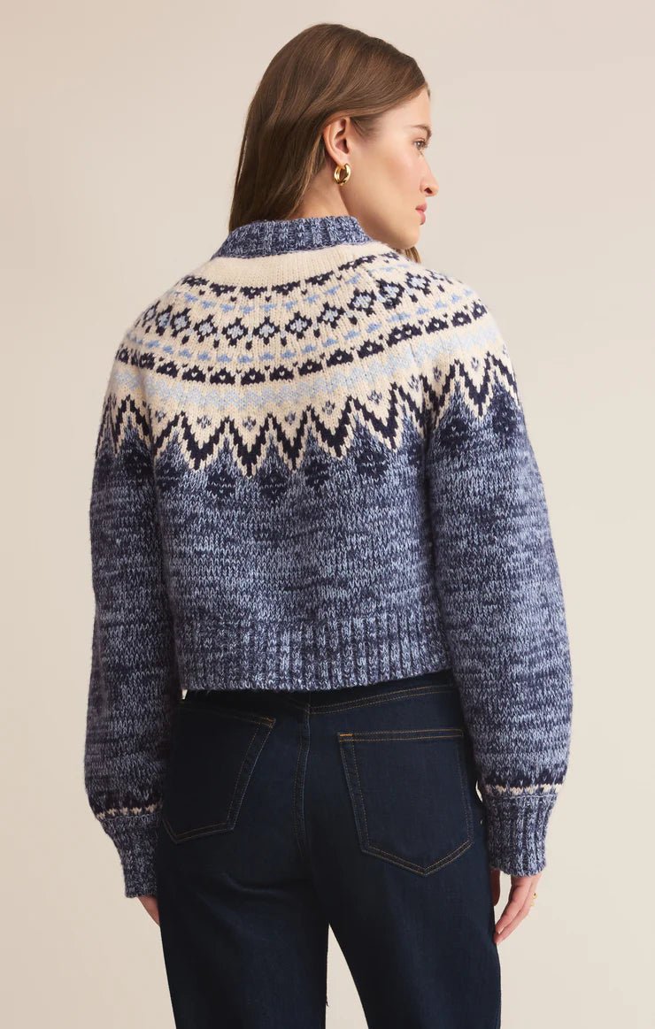 North Sea Fair Isle Cardigan - Hello Beautiful Boutique