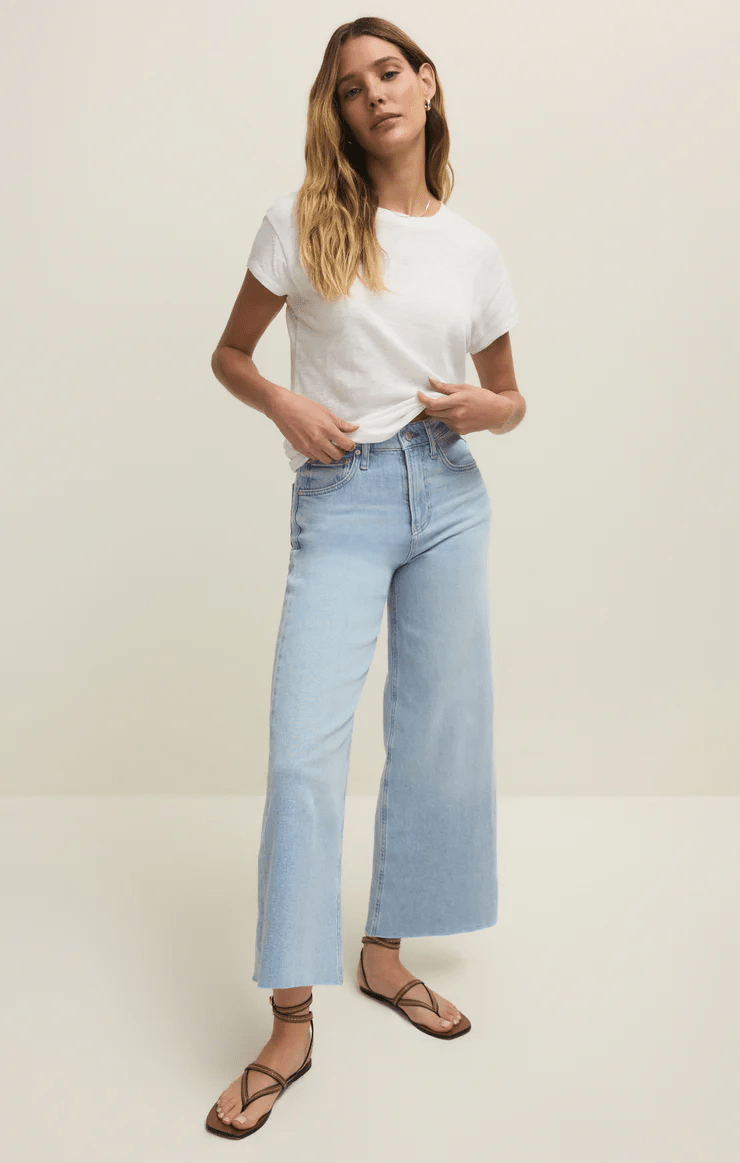 Nova Cropped High Rise Wide Leg - Hello Beautiful Boutique
