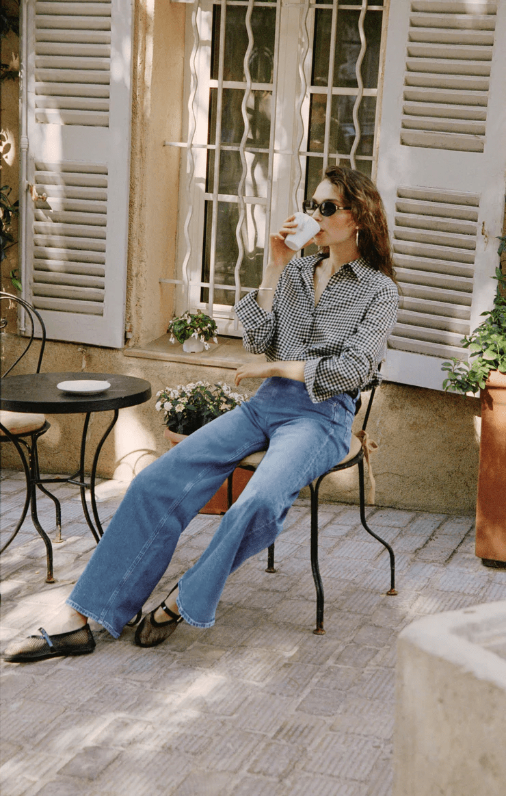 Nova High Rise Wide Leg Denim Pant - Hello Beautiful Boutique