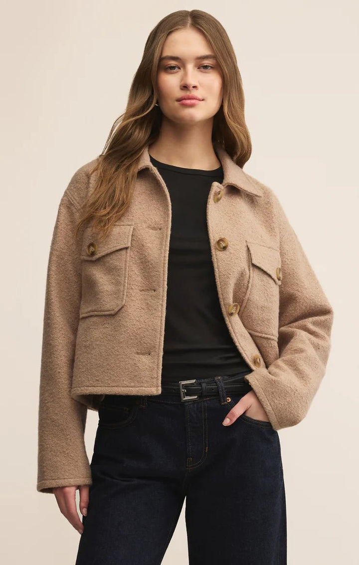 Oxford Boucle Jacket - Hello Beautiful Boutique