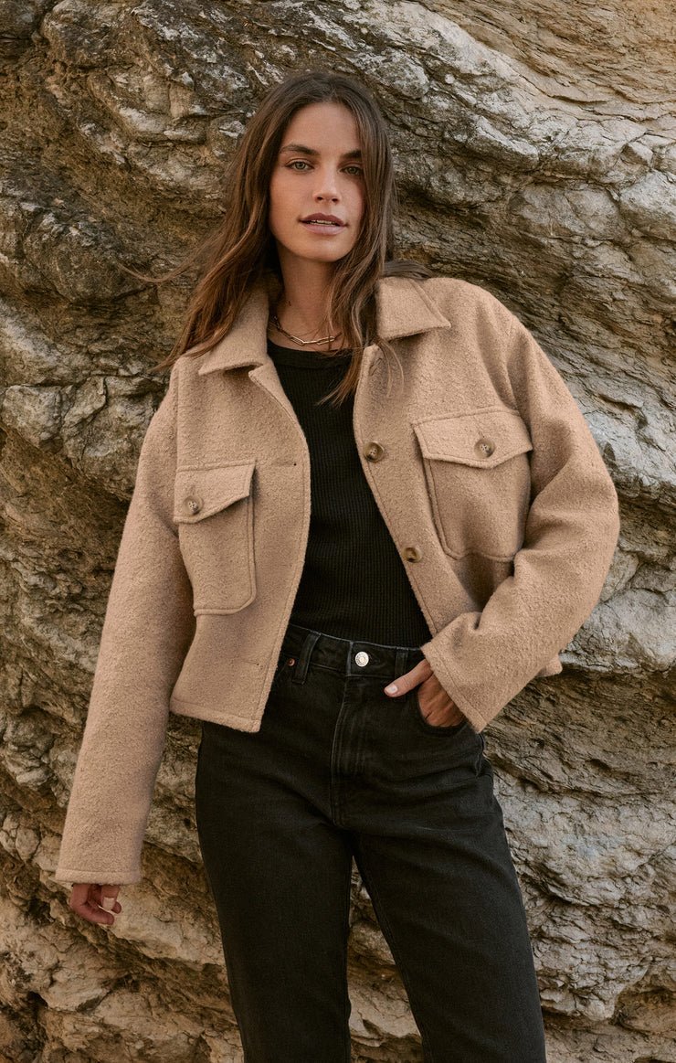 Oxford Boucle Jacket - Hello Beautiful Boutique