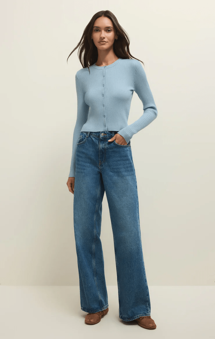 Patrice Rib Cardigan - Hello Beautiful Boutique