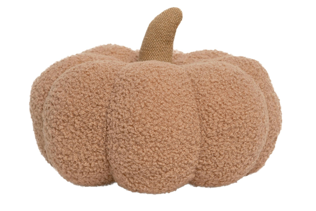 Pearhead - Beige Sherpa Pumpkin Pillow, Fall Decor - Hello Beautiful Boutique