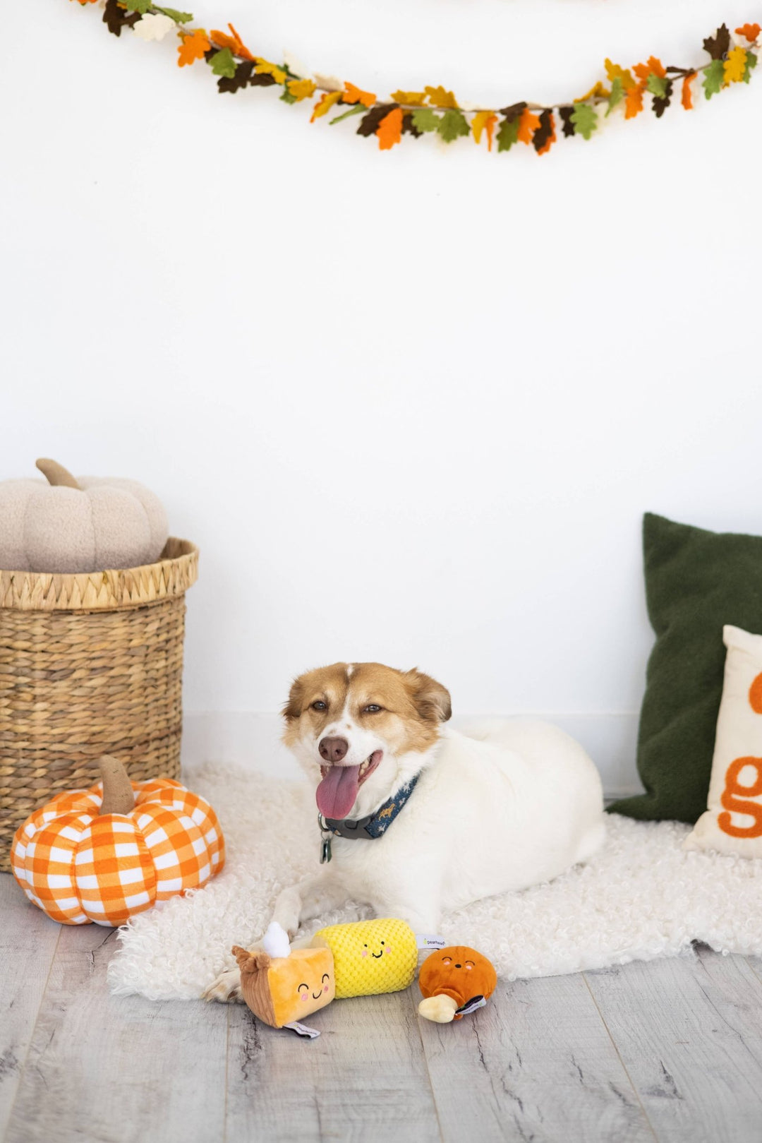 Pearhead - Cream Sherpa Pumpkin Pillow, Fall Decor - Hello Beautiful Boutique