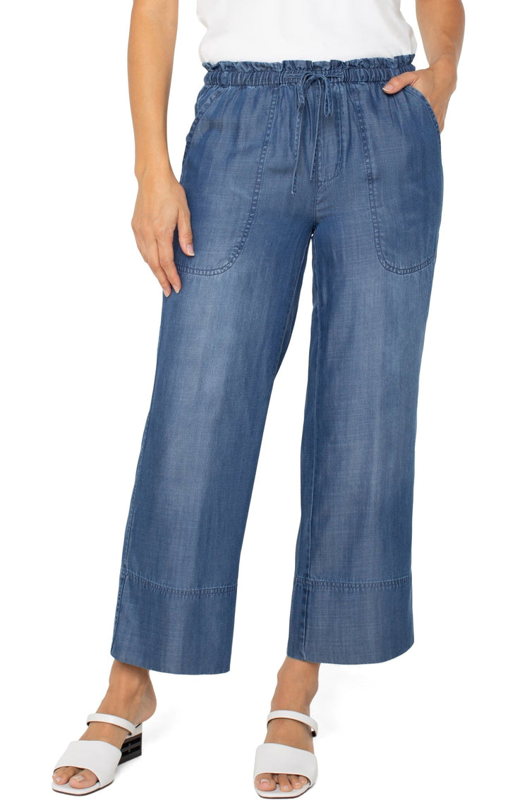 Pull On Wide Leg Pant by Liverpool Los Angeles - Hello Beautiful Boutique