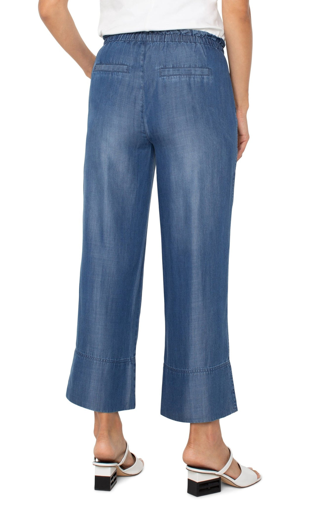 Pull On Wide Leg Pant by Liverpool Los Angeles - Hello Beautiful Boutique