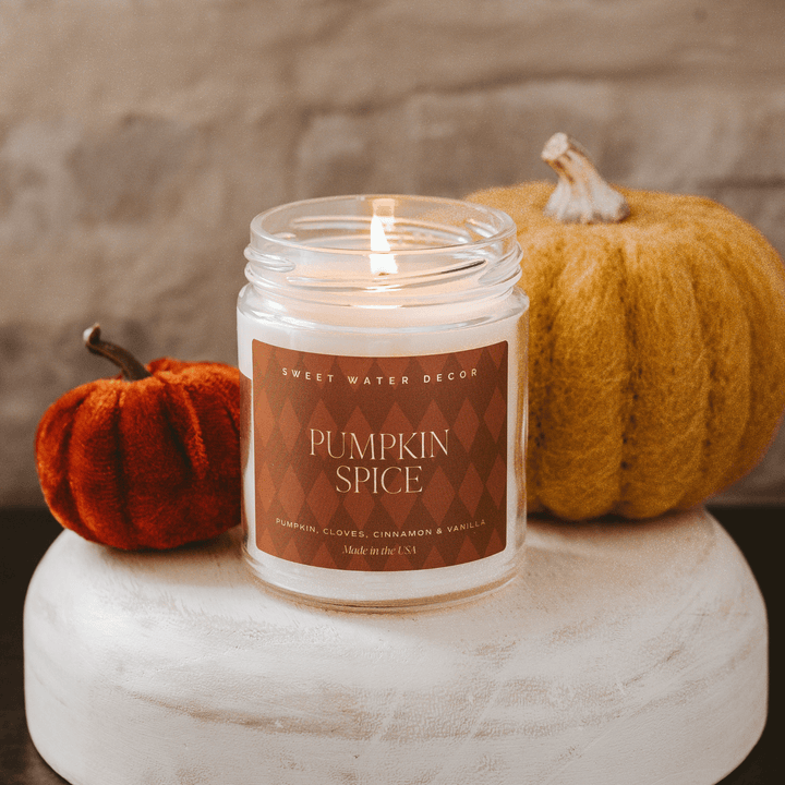 Pumpkin Spice 9 oz Soy Candle - Hello Beautiful Boutique