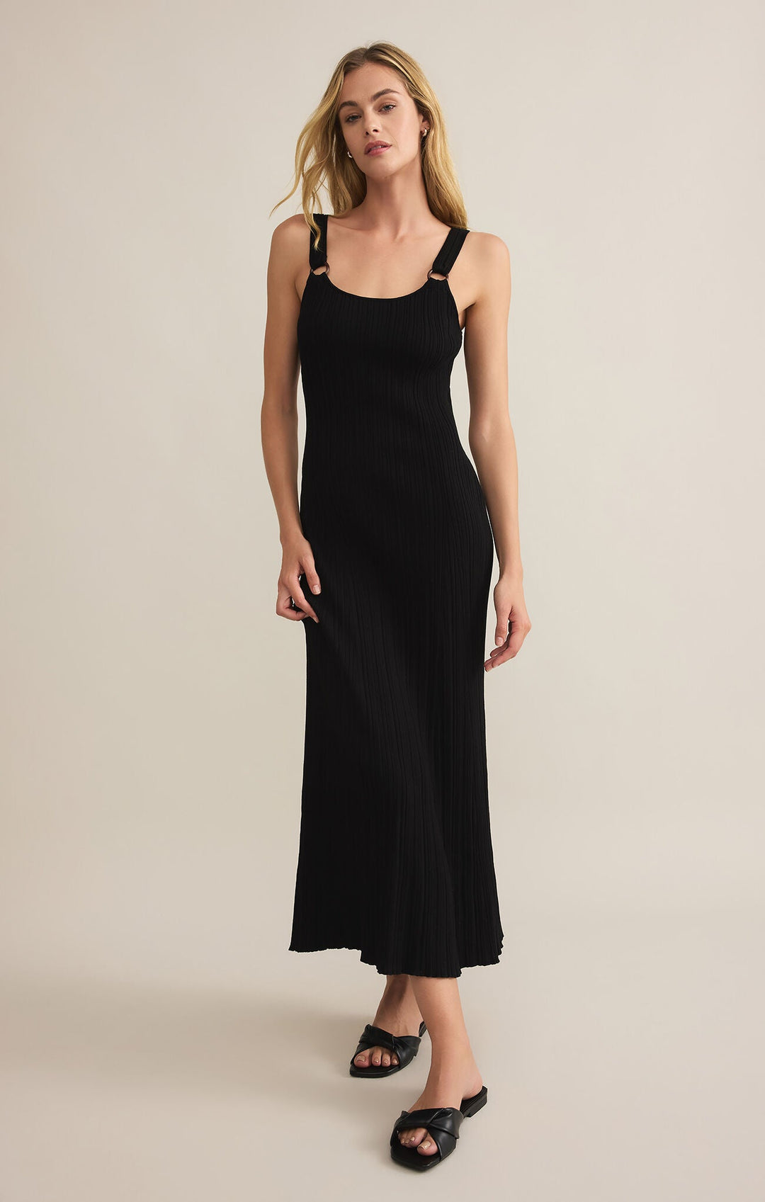 Salinas Midi Ribbed Dress - Hello Beautiful Boutique