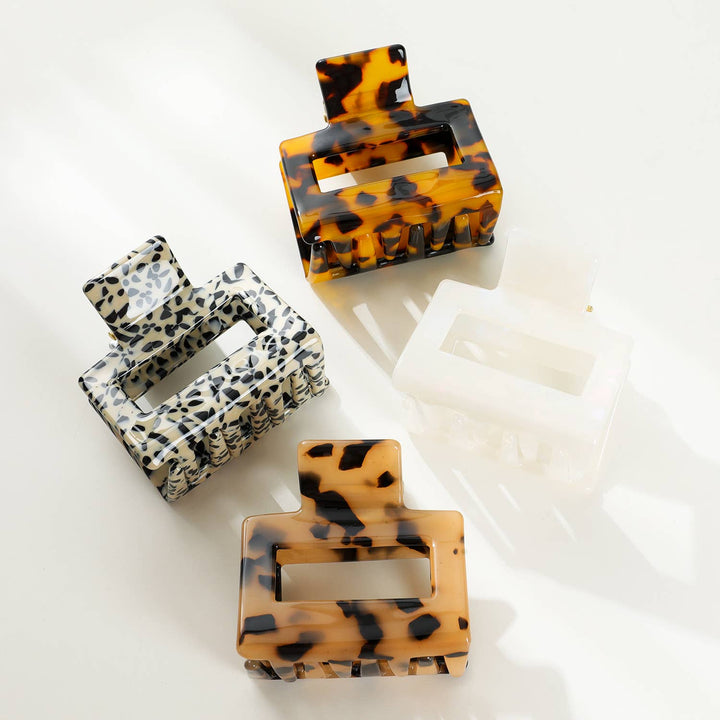 Simone Small Square Claw Clip - Hello Beautiful Boutique