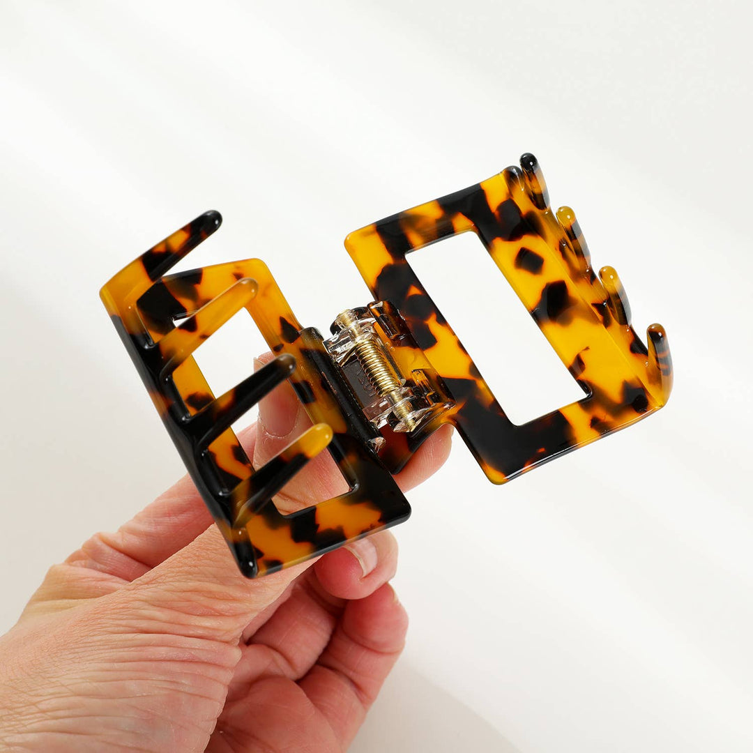 Simone Small Square Claw Clip - Hello Beautiful Boutique