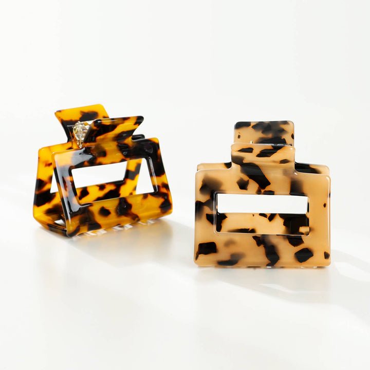 Simone Small Square Claw Clip - Hello Beautiful Boutique