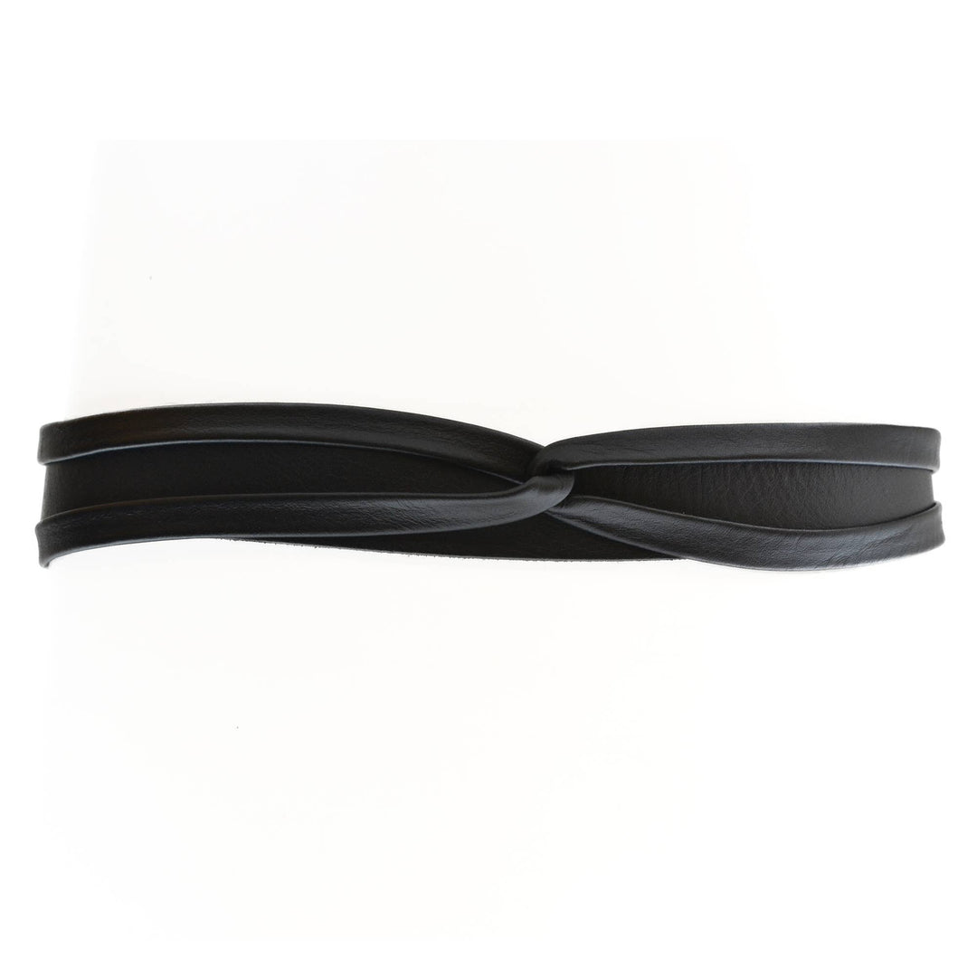 Skinny Wrap Belt - Black - Hello Beautiful Boutique
