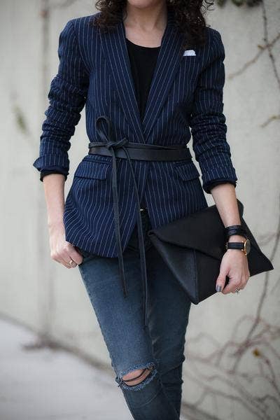 Skinny Wrap Belt - Black - Hello Beautiful Boutique