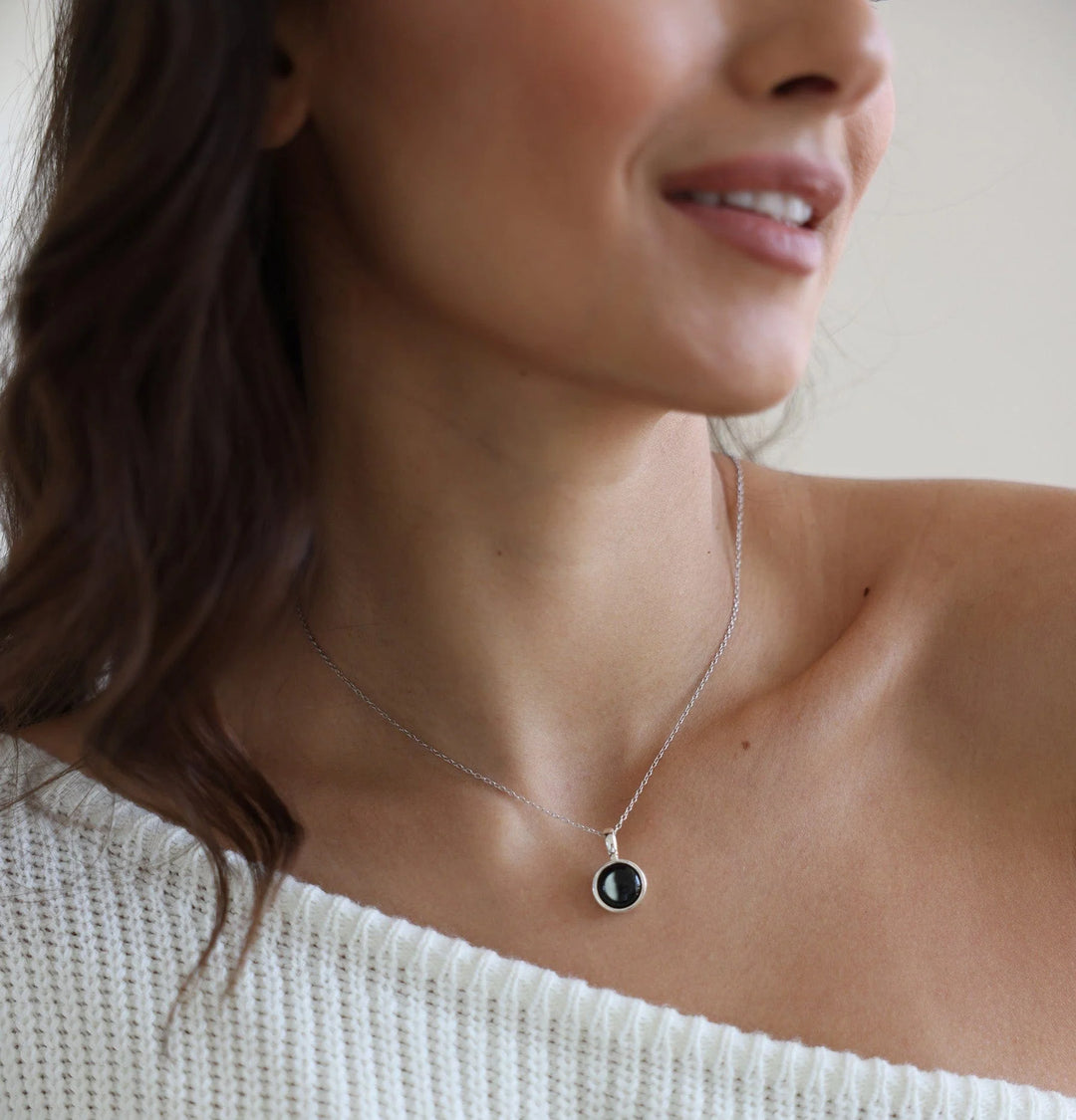 MoonGlow Necklace Skylight Silver - Hello Beautiful Boutique