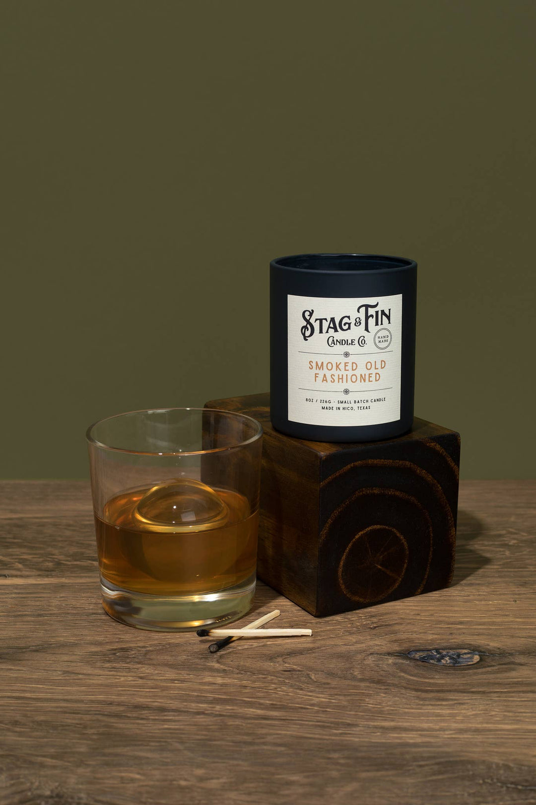 Smoked Old Fashioned Candle - Hello Beautiful Boutique
