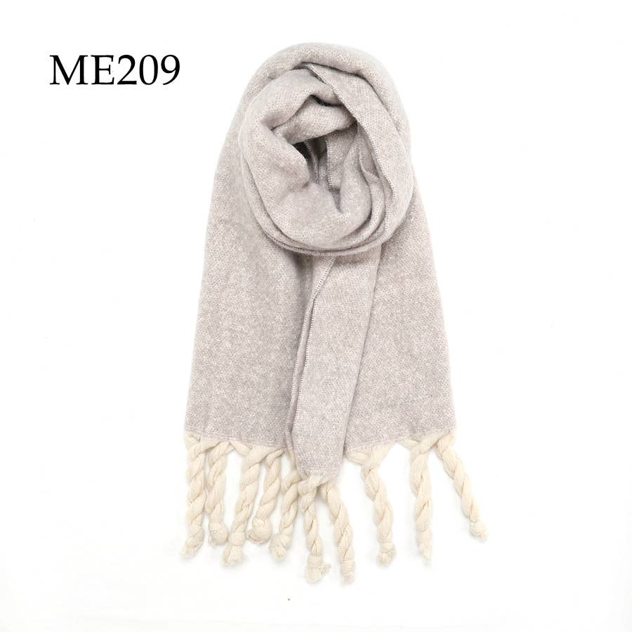 Soft Chunky Solid Fleece Scarf - Hello Beautiful Boutique