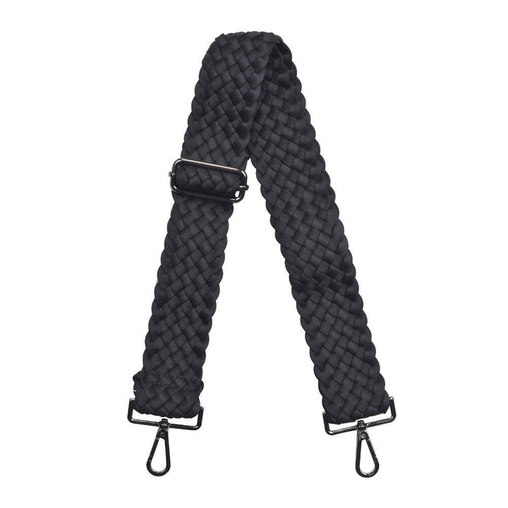 Sol and Selene - Prosperous  - Woven Neoprene Shoulder Strap: Black - Hello Beautiful Boutique