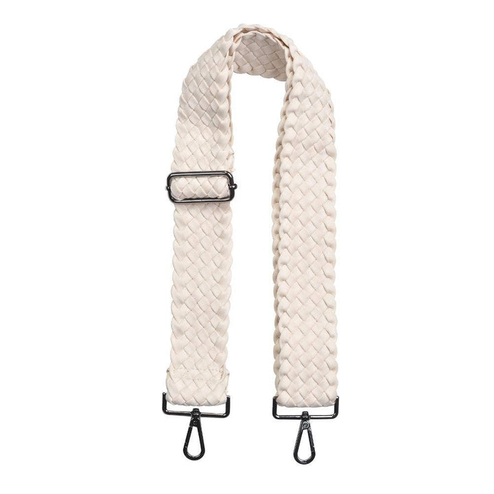 Sol and Selene - Prosperous  - Woven Neoprene Shoulder Strap: Black - Hello Beautiful Boutique