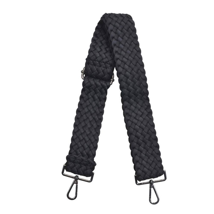 Sol and Selene - Prosperous  - Woven Neoprene Shoulder Strap: Black - Hello Beautiful Boutique