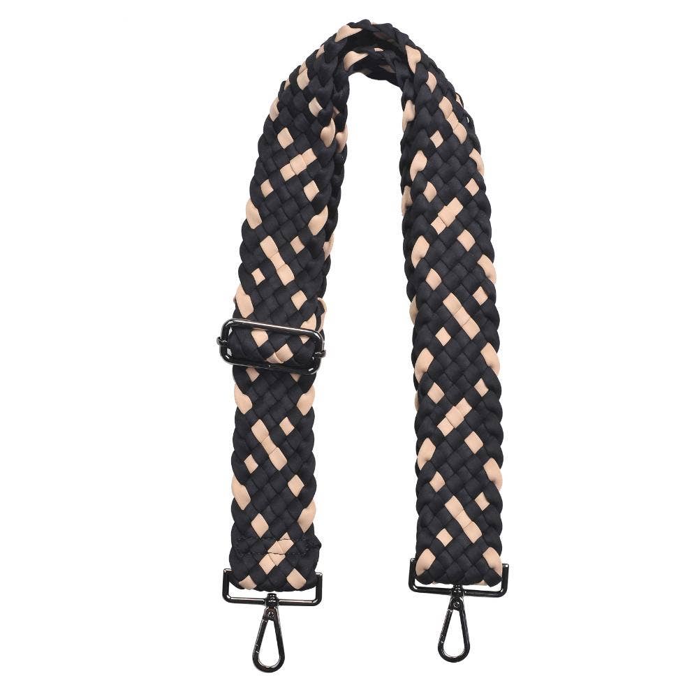 Sol and Selene - Prosperous  - Woven Neoprene Shoulder Strap: Nude - Hello Beautiful Boutique