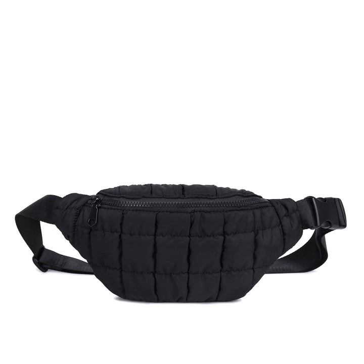 Sol and Selene - Resurgence - Quilted Puffer Nylon Belt Bag: Pistachio - Hello Beautiful Boutique