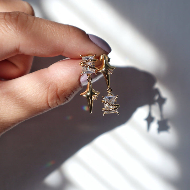 Starlight Dangle Earrings - Hello Beautiful Boutique