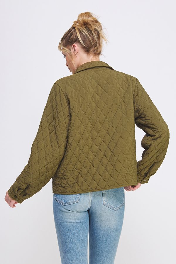 Textured Quilted Jacket - Hello Beautiful Boutique