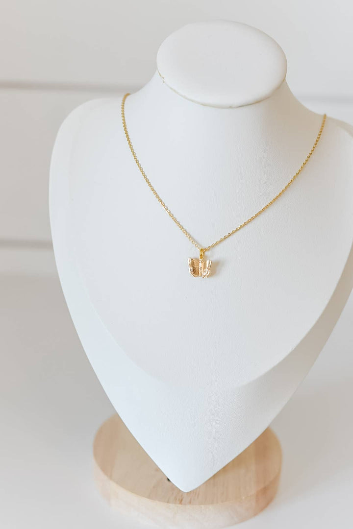 The Gabrielle dainty butterfly necklace - Hello Beautiful Boutique