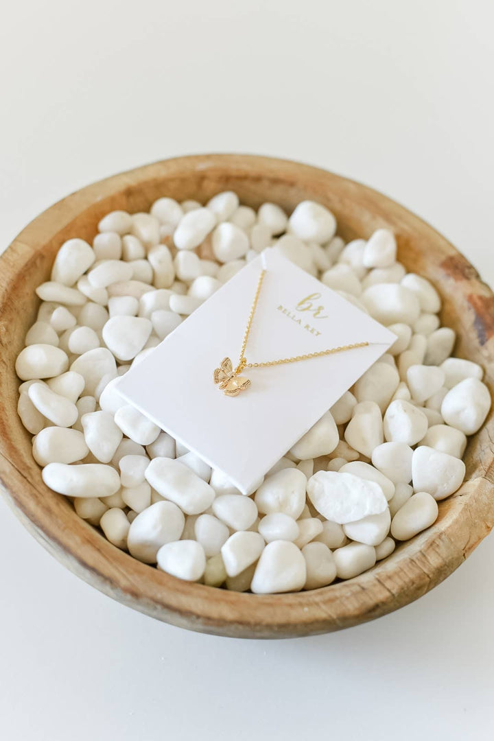 The Gabrielle dainty butterfly necklace - Hello Beautiful Boutique