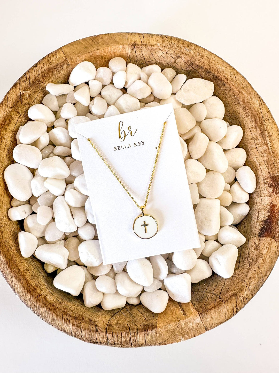 The Lennon dainty cross charm necklace - Hello Beautiful Boutique