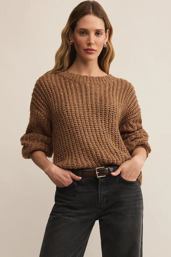 Tigers Eye Sweater - Hello Beautiful Boutique