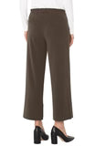Black Olive Pull On Tie Waist Pant by Liverpool Los Angeles