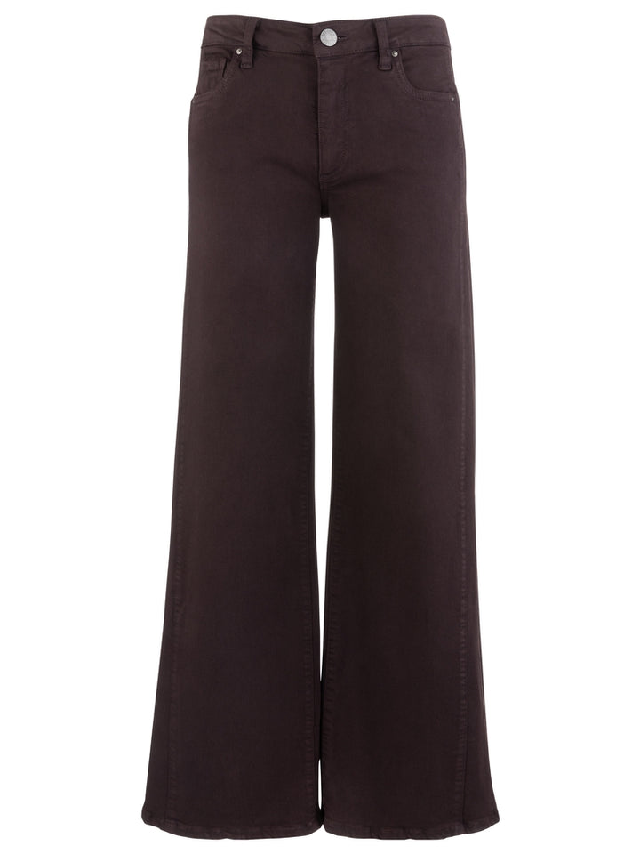 Kut from the Kloth Maya High Rise Wide Leg Pant in Raisin