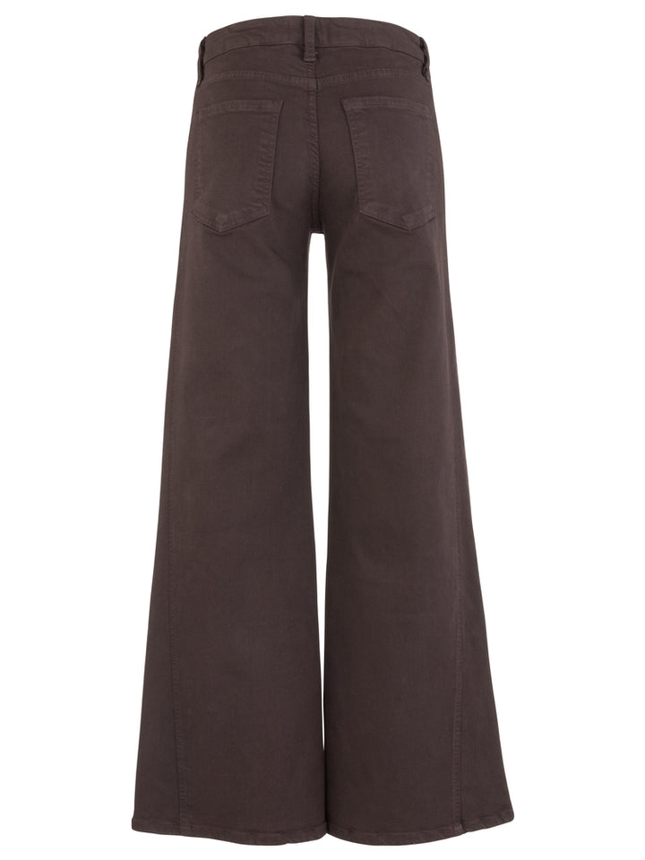 Kut from the Kloth Maya High Rise Wide Leg Pant in Raisin