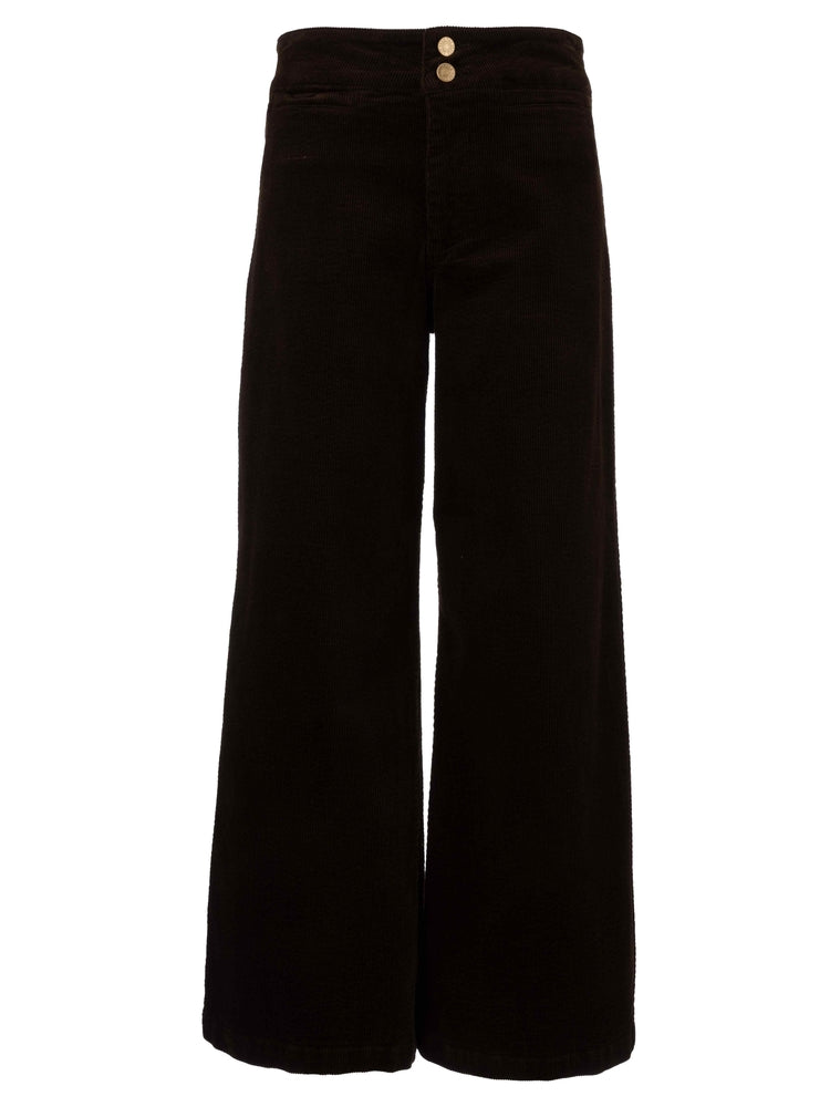 Kut from the Kloth Meg Corduroy High Rise Wide Leg in Fudge