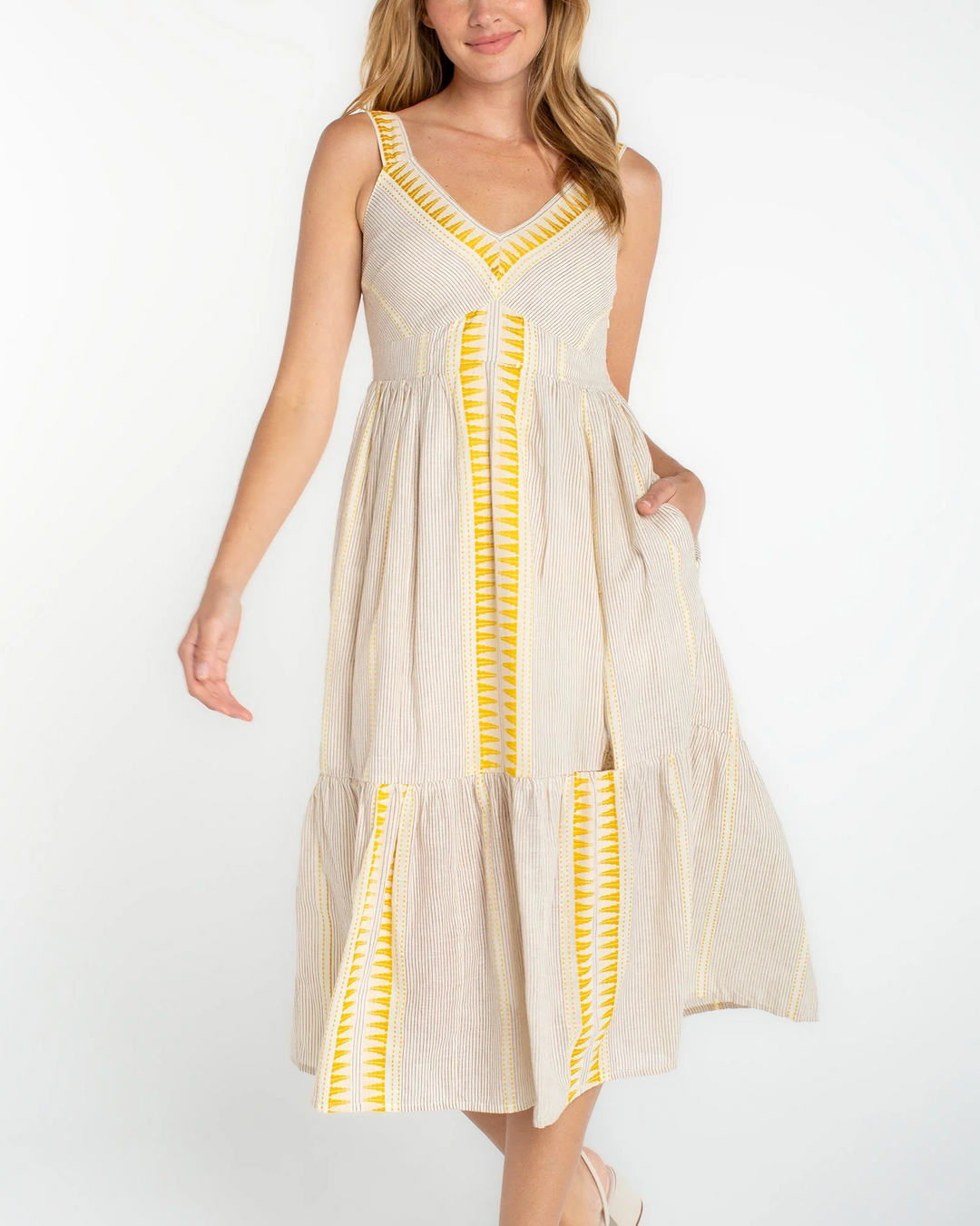 knee length dresses for ladies Sleeveless Midi Dress For Summer And Special Occasions – Hello Beautiful  Boutique