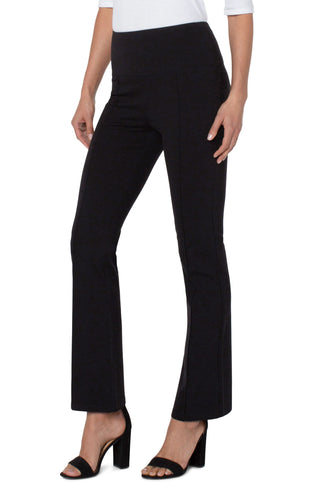 Pearl Full Length Flare Pants with Pintucks 31in" Inseam