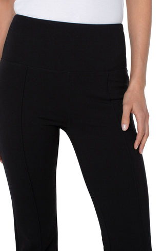 Pearl Full Length Flare Pants with Pintucks 31in" Inseam
