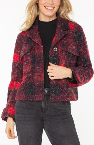 Buffalo Button Front Boxy Shacket