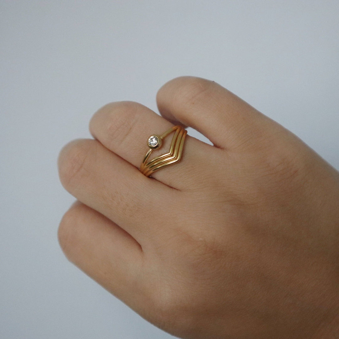 Vera Ring | Adjustable Ring - Hello Beautiful Boutique