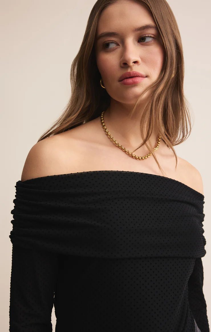 Whimsy Off - the - Shoulder Top - Hello Beautiful Boutique