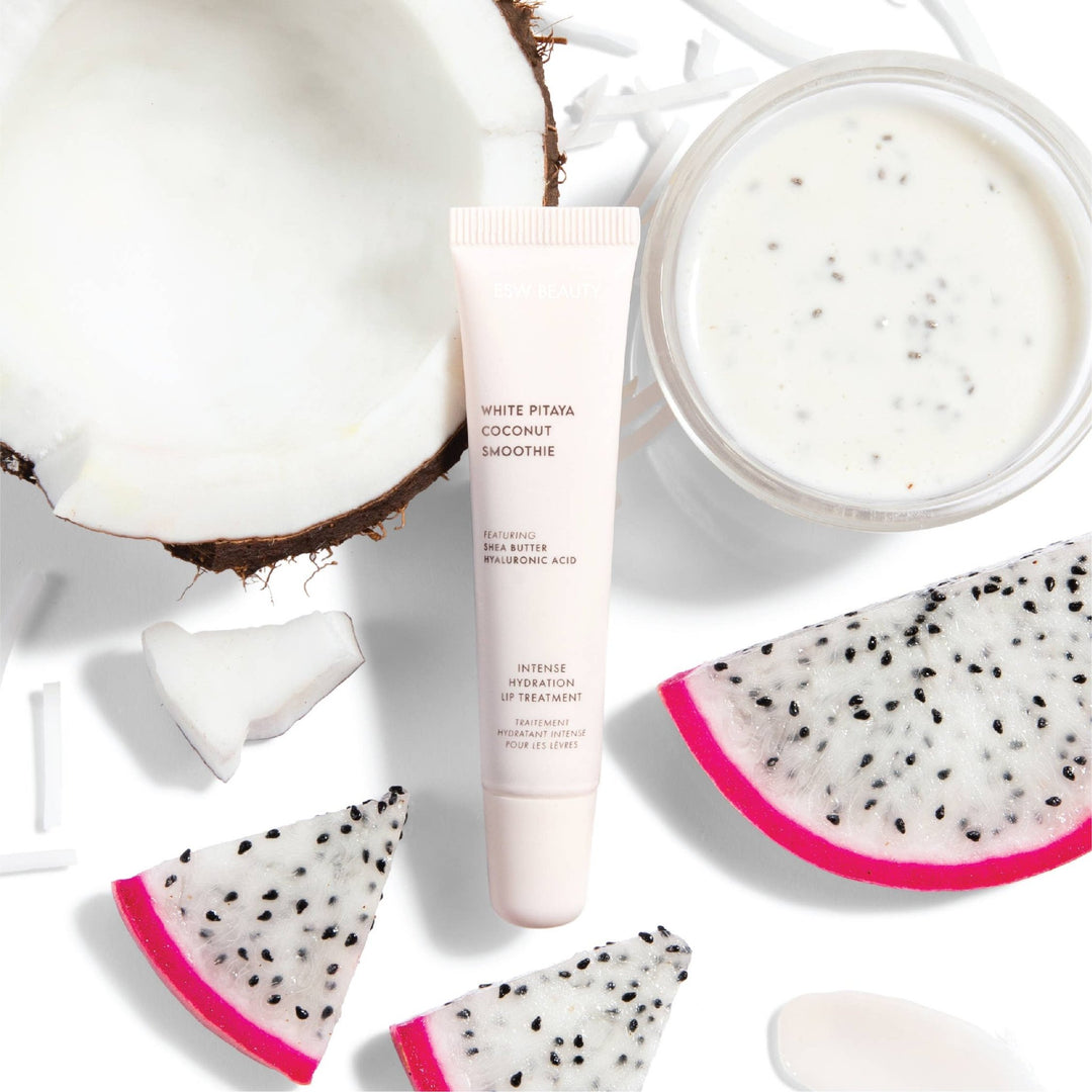 White Pitaya Coconut Smoothie Hydration Lip Treatment - Hello Beautiful Boutique