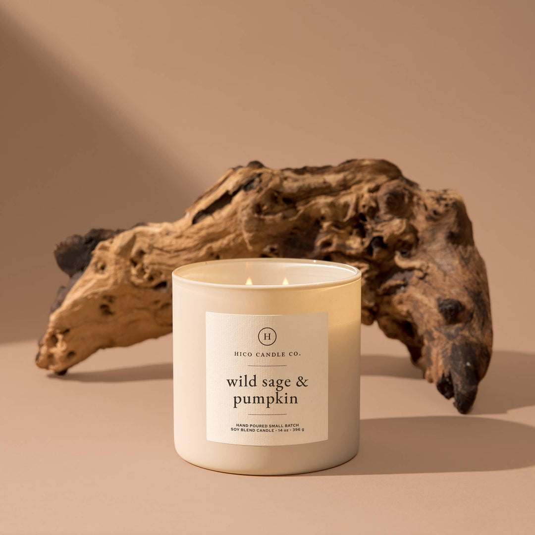 Wild Sage &amp; Pumpkin - 14oz. Candle - Hello Beautiful Boutique