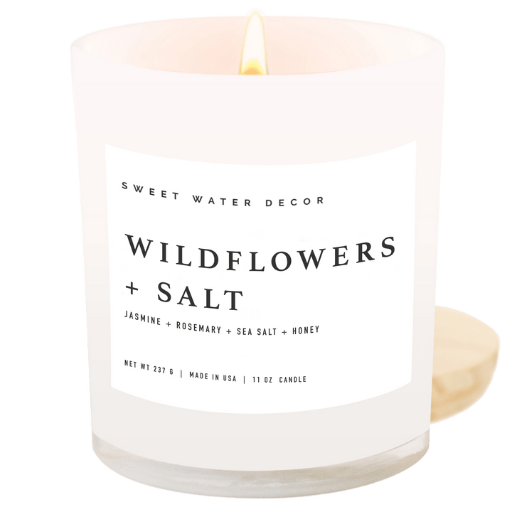 Wildflowers and Salt 11 oz Soy Candle - Hello Beautiful Boutique